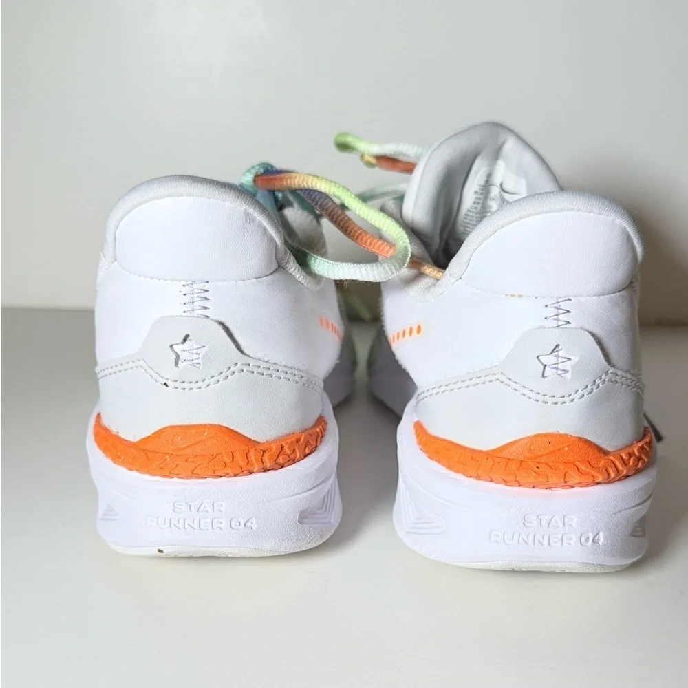 Nike Kids White and Pastel Sneakers